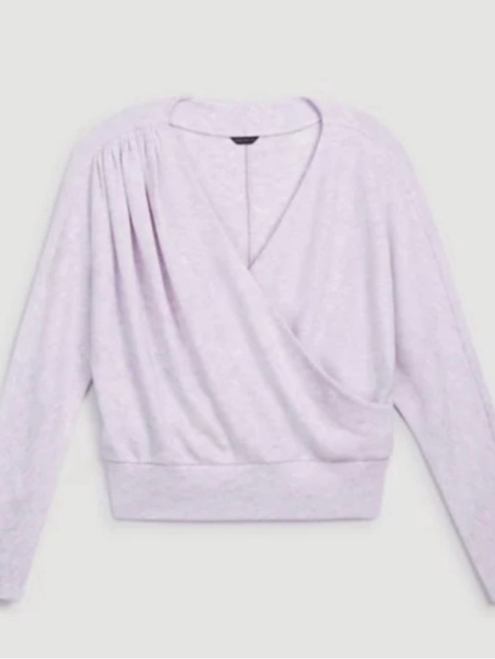 Ann Taylor Soft Lavender Wrap Cardigan